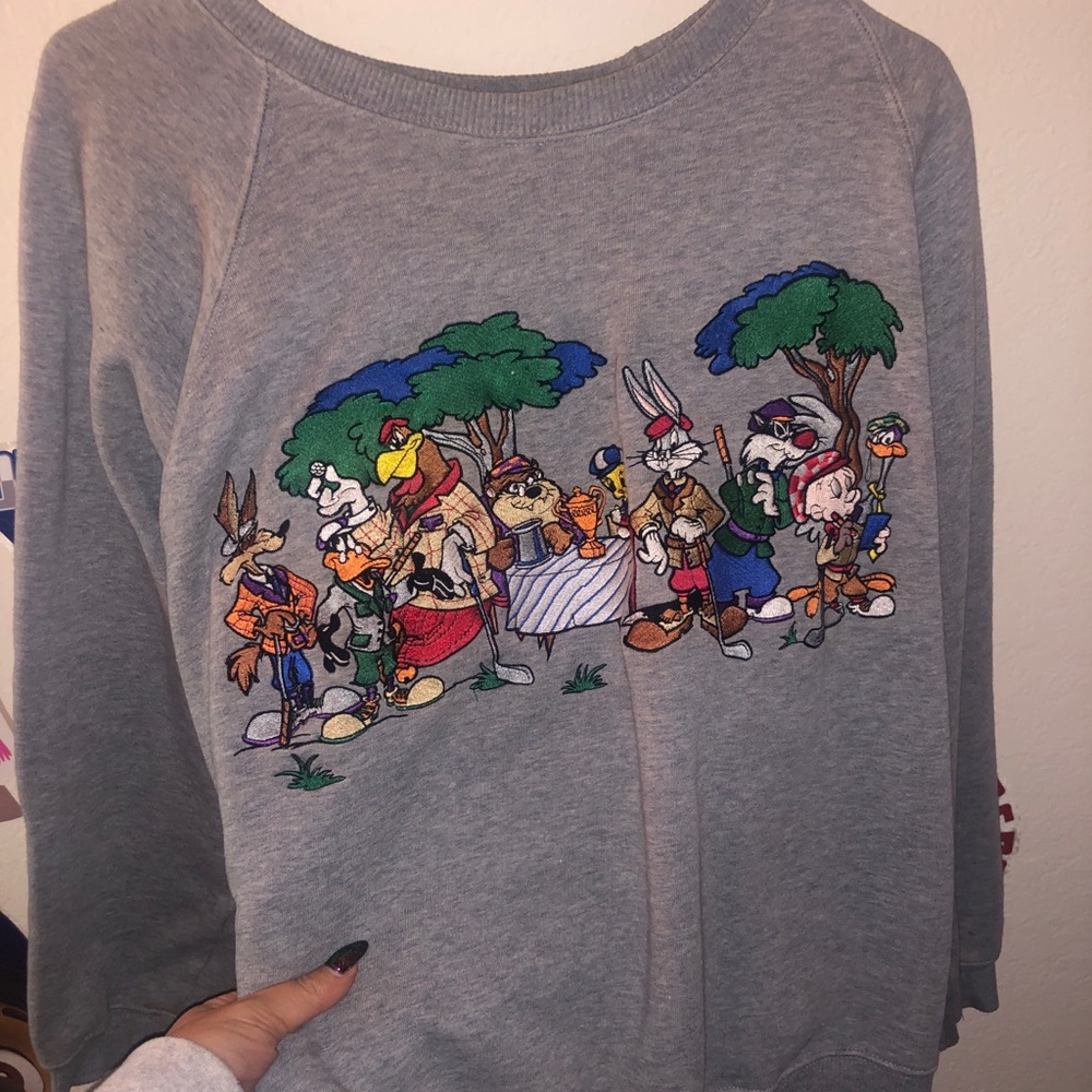 90’s Vintage Looney Tunes Crewneck Sweater🐰🥕🎯